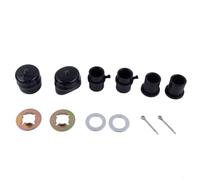 Yuanpgky Kit de reconstruction de roulement de roue pour tondeuse à gazon, moyeu de roue avant et axe de réparation, compatible avec Craftsman For Troy- pour modèles Cadet, remplace 741-0990B 741