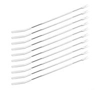 Yuanpgky Lot de 10 fourchettes à fruits de mer en acier inoxydable avec pince à homard et pic à noix pour pattes de crabe, noix et fruits