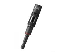 Yuanpgky Support d'extension d'embout de tournevis à anneau magnétique hexagonal, pivotant à 360 degrés, adaptateur de perceuse à changement rapide pour douilles de 6,35 mm et outils électriques (3/8)