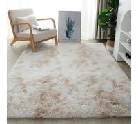 YUANWAN Tapis de Salon Tapis Décoratif 100 x 70 cm Moelleux Antidérapant Intérieur Épais Tapis Moderne pour Salon Tapis Moelleux Carpette pour Salon de Sol Grand Couloir, Beige