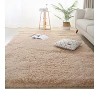 YUANWAN Tapis de Salon Tapis Décoratif 120 x 280 cm Moelleux Antidérapant Intérieur Épais Chambre Moderne Doux Doux et Moelleux pour Salon de Sol Grand Couloir, Beige