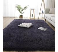 YUANWAN Tapis Décoratif de Style Moderne 200 x 230 cm Dessous Antidérapant Intérieur Épais Tapis Extra Doux et Confortable Tapis de Plancher pour Salon de Sol Grand Couloir, Gris Violet