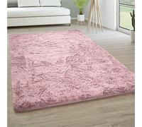 YUANWAN Tapis Doux et Moelleux 90 x 160 cm Moelleux Antidérapant Intérieur Épais Tapis Décoratif de Salon Tapis Nature pour Salon pour Salon de Sol Grand Couloir, Rose