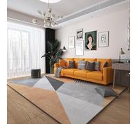 YUANWAN Tapis Salon Poil Court 170 x 200 cm Dessous Antidérapant, Super Doux Tapis avec Le Fond Antidérapant Tapis de Décoration pour Salon, Chambre à Coucher, 2
