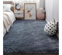 YUANWAN Tapis Shaggy Tapis Chambre 280 x 300 cm Moelleux Antidérapant Intérieur Épais Tapis Décoratif de Salon Tapis Nature pour Salon pour Salon Couloir, Gris