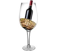 YUANXIN Verre à vin géant | verres à pied énormes | gobelet surdimensionné créatif | verres à Champagne extra larges | chope à bière rouge | Transparent