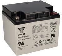 Yuasa batterie au plomb NPL38-12I Pb 12V / 38Ah 10-12 ans, M5 intérieur