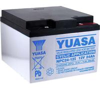 YUASA Batterie au plomb rechargeable NPC24-12I (pour applications cycliques)