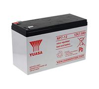 YUASA Batterie de rechange pour Alimentation de secours (Onduleur) les Machines de nettoyage 12 V 7 Ah, 12 V, plomb-acide