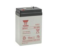 Yuasa Batterie rechargeable NP4-6 au plomb 6 V - 4 Ah, NP4-6, NP4.5-6, 6 V 4,5 Ah