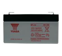 Yuasa NP1.2-6 Batterie au plomb 6 V 1.2 Ah plomb (AGM) (l x H x P) 97 x 54.50 x 25 mm auto-décharge réduite