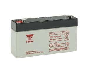 Yuasa NP1.2-6 Batterie au plomb 6 V 1.2 Ah plomb (AGM) (l x H x P) 97 x 54.50 x 25 mm auto-décharge réduite