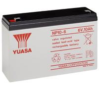 Yuasa NP10-6 Batterie au plomb 6 V Faston 187-4,8 mm (Import Allemagne)