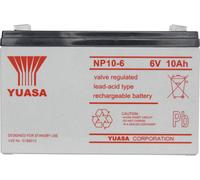 Yuasa NP10-6 NP10/6 Batterie au plomb 6 V 10 Ah plomb (AGM) (l x H x P) 151 x 97.5 x 50 mm cosses plates 4,8 mm sans entretien