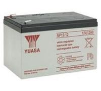 YUASA NP12-12 (12 V ; 12 Ah ; connecteur Faston F2-6,3 mm ; durée de vie de 5 ans)