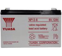 Yuasa NP12-6 NP12-6 Batterie au plomb 6 V 12 Ah plomb (AGM) (l x H x P) 151 x 98 x 50 mm cosses plates 6,35 mm sans entretien