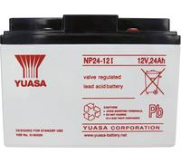 Yuasa NP24-12 NP24-12 Batterie au plomb 12 V 24 Ah plomb (AGM) (l x H x P) 166 x 125 x 175 mm raccord à vis M5 sans entretien