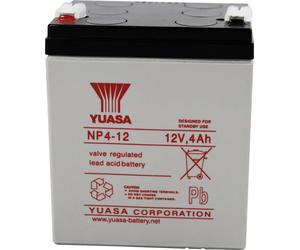 Yuasa NP4-12 NP4-12 Batterie au plomb 12 V 4 Ah plomb (AGM) (l x H x P) 90 x 106 x 70 mm cosses plates 4,8 mm sans entretien