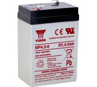Yuasa NP4.5-6 Batterie au plomb 6.0 V 4500 plomb (AGM) (l x H x P) 47 x 106 x 70 mm cosses plates 4,8 mm