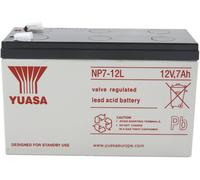 Yuasa Batterie plomb NP7-12L 12 V 7 Ah VRLA (AGM) rechargeable cosses 6,35 mm
