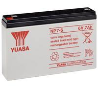 Yuasa NP7-6 Batterie au plomb 6 V Faston 187-4,8 mm (Import Allemagne)