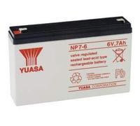 Yuasa NP7-6 Batterie Rechargeable Sealed Lead Acid (VRLA) 7000 mAh 6 V - Batteries de l'onduleur (Sealed Lead Acid (VRLA), Blanc, 7000 mAh, 6 V, 1,26 kg)