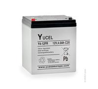 Yucel - Batterie plomb AGM YUCEL Y4-12FR 12V 4Ah F4.8-Yucel