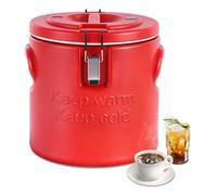 YUCHENGTECH Récipient Isotherme Acier Inoxydable,10L | Thermos Alimentaire Chaud Conteneur Isotherme Froid Isotherme Pour Soupe Avec Couvercle Hermétique Joint Caoutchouc Poignées