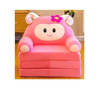 YUDIZWS Canapé Enfant Pliable en Forme de Dessin Animé, Fauteuil Lit Rembourré 2 en 1, Siège Flip Open pour Bébés, Garçons et Filles, R