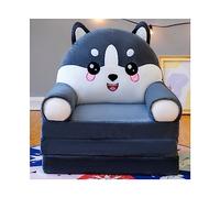 YUDIZWS Canapé Pliable pour Enfants, Fauteuil Lit Rembourré 2 en 1 en Forme de Peluche, Siège Flip Open pour Bébés, Garçons et Filles, O