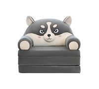 YUDIZWS Canapé Pliable pour Enfants, Fauteuil Lit Rembourré 2 en 1 en Forme de Peluche, Siège Flip Open pour Bébés, Garçons et Filles