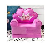 YUDIZWS Cartoon Foldable Kids Sofa, Enfants Canapé Fold Out Peluche Shape Enfants Canapé Dossier Fauteuil Lit rembourré 2 en 1 Flip Open Canapé Siège pour Bébé Bébé Garçons Filles,C
