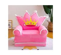 YUDIZWS Cartoon Foldable Kids Sofa, Enfants Canapé Fold Out Peluche Shape Enfants Canapé Dossier Fauteuil Lit rembourré 2 en 1 Flip Open Canapé Siège pour Bébé Bébé Garçons Filles,F