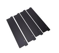 YUEHISY 4pcs Bande de confidentialité pour Cabine de Toilette, | Bloque les lignes de visibilité à travers les interstices des portes, trous pré-percés et clous en acier inoxydable,