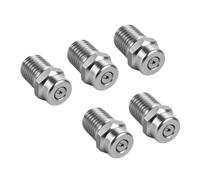 YUEHISY 5 Pièces Buses de Nettoyage Haute Pression 1 4 NPT Filetage Buse | Le jet plat couvre rapidement de grandes surfaces, le jet réglable pour une largeur douce, le jet concentré étroit.