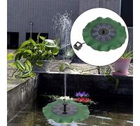 YUEHISY 5V 1.6W Pompe de Fontaine Solaire pour Décoration Extérieure (#1) | Démarre en 3 secondes avec suffisamment de soleil, Plusieurs têtes de pulvérisation pour différents modes d\'eau, Aucune