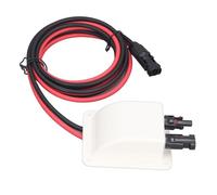 YUEHISY Boîtier Solaire à Double Presse-étoupe pour Câbles, étanche, pour | Prend en charge l\'installation par colle ou par vis, fil de cuivre étamé 10AWG, longueur 2 m, connecteur IP67 avec anneau