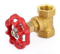 YUEHISY Brass Globe Shut Off Valve DN15 G1 2in Female Thread | Deux joints pour aucune fuite, pression nominale de 1,6 MPa, matériau en laiton forgé à chaud