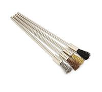 YUEHISY Brosse Métallique en Acier Inoxydable, Mini Brosse Métallique pour le Nettoyage avec Pointe étroite, élimine la Rouille et la saleté pour les Zones Difficiles d'accès, Compatible avec la
