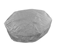 YUEHISY Couvercle de Spa Rond 190 Silver Taffetas de Polyester | Résistant à l\'usure, indéchirable, universel quatre saisons, résistant à la pluie, à la poussière de neige, facile à