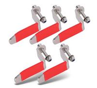 YUEHISY Crochets pour Pistolet à Air, 5 Pièces, Cintres pour Outils Pneumatiques en Forme de L, Crochet à Chevrons Robuste, pour L'organisation du Cloueur à Air et du Pistolet de