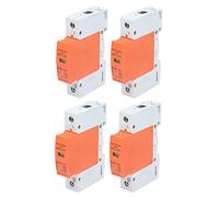 YUEHISY Dispositif de Protection Contre Les Surtensions, Rail DIN 1P SPD, 4 Parafoudres de Maison AC 420 V avec Fenêtre Visible et Conception Amovible, Parasurtenseur (Imax : 60 kA)