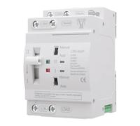 YUEHISY Double Power Inverseur de Source Automatique 63A 2P Rail DIN ATS | Modes manuels, temps de commutation inférieur à 50 ms, courant nominal 63 A à 50-60 Hz, indice de court-circuit de 50 kA.