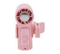 YUEHISY Mini Ventilateur Portable à Clip, 6 Vitesses, Vent Réglable, Type C, Charge Rapide, Lame Turbo 3000mAh, pour Maison, Bureau, Lit, Voiture (PINK)