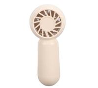YUEHISY Mini Ventilateur Portatif 4 Vitesses, Vent électrique à Grande Vitesse, Mini Ventilateur de Voyage, Corde Suspendue pour le Bureau et la Maison (Beige)