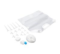 YUEHISY Pochette D'arrosage pour Plantes 10L avec 4 Goutteurs Réglables | Vanne de contrôle de débit et goutteurs réglables, Structure conique triangulaire autoportante, Film PE épaissi 0,25 mm