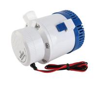YUEHISY Pompe de Cale électrique pour Bateau Marin, 3700 GPH, ABS, Résistant aux Chocs, Antirouille, étanche à l'eau, Prévention de la Surchauffe à Faible Bruit (24V)