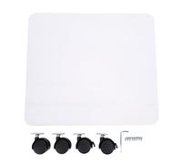 YUEHISY Support pour D'Ordinateur, 40 X 35 Cm, 50 Kg, Base Roulante | Panneau Haute densité, Support D'Imprimante Sous Bureau, 4 Roulettes Silencieuses, 2 Roues Verrouillables, Compatible Fax