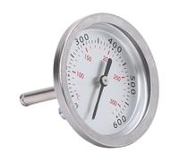 YUEHISY Thermomètre de Barbecue en Acier Inoxydable, Jauge de Température de Four à Pointeur Bimétallique, 0-300 °C/600 °F, Cadran Transparent, Antibuée, M8, pour la Maison et