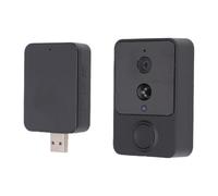 YUEHISY Visiophone Intelligent pour Application Tuya, Caméra de Sonnette | Boîtier Résistant aux Intempéries, Reconnaissance Intelligente par IA, Vidéo HD 1080P et Angle Large 160°, Communication
